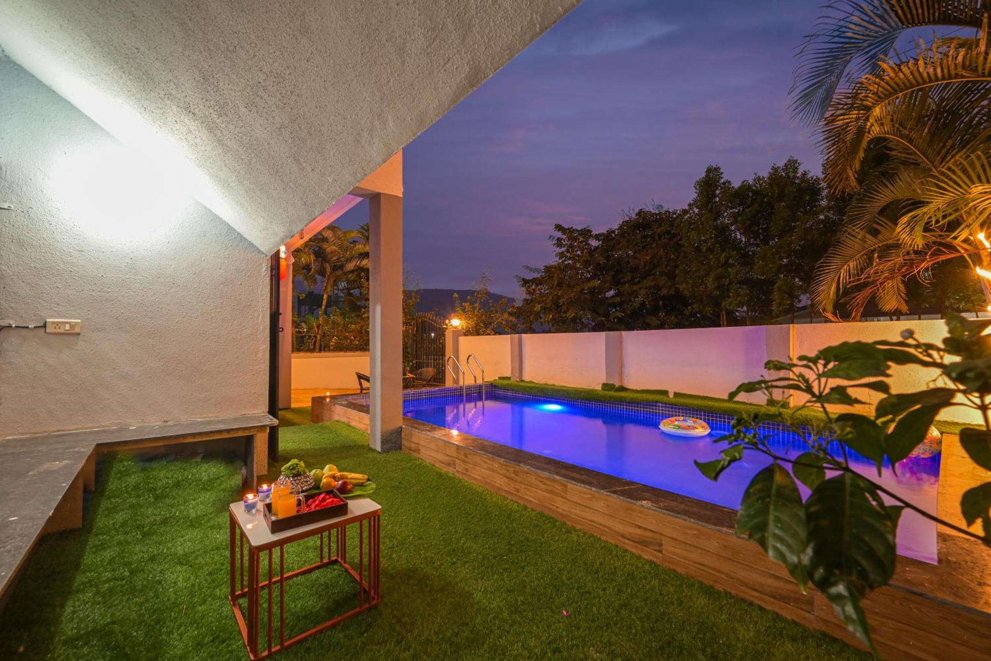 Ll Empyrean Stay II Luxury Ll Celestial Unicorn Villa Ll 3Bhk Ll Ac Ll Private Big Pool Ll لونافالا المظهر الخارجي الصورة