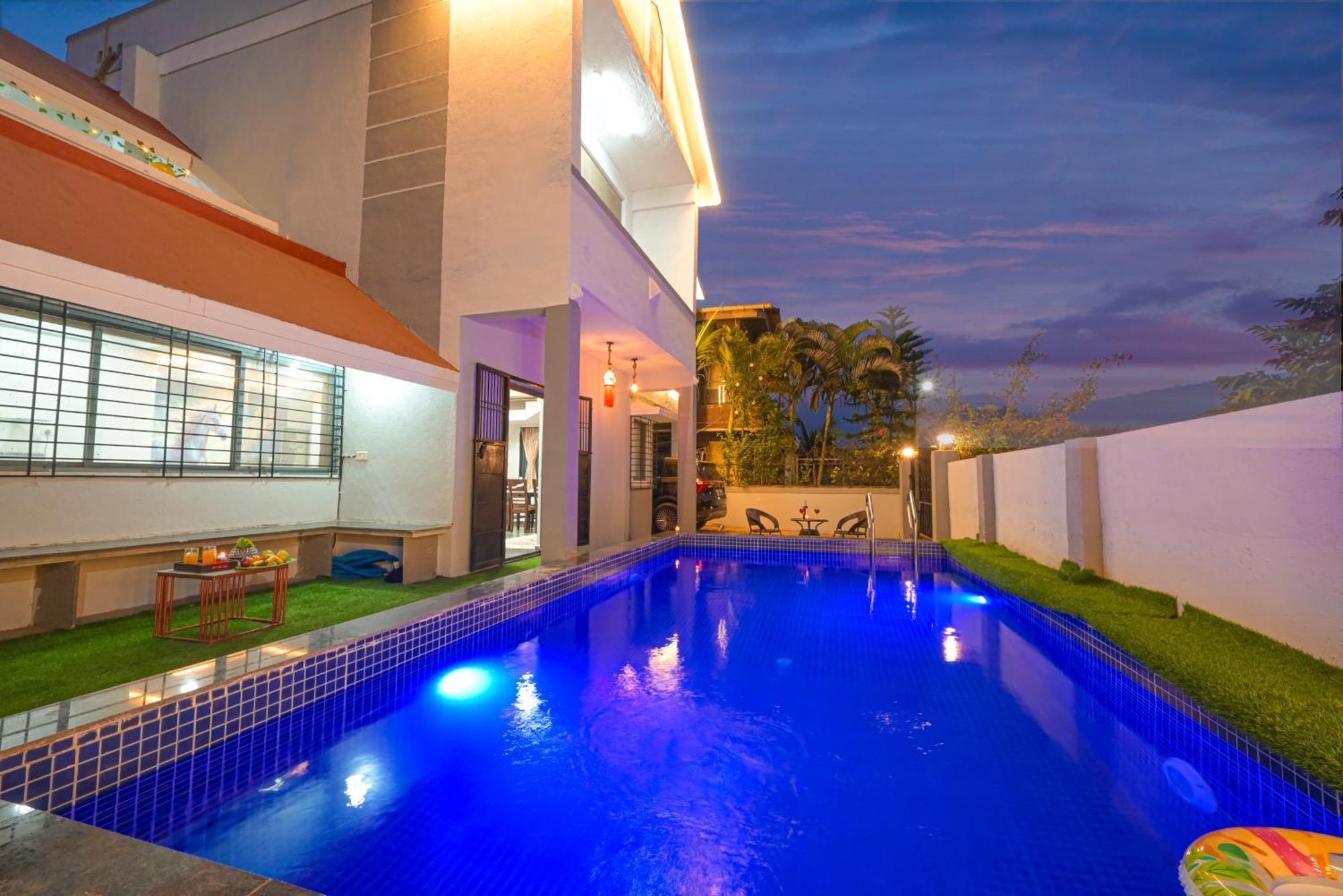 Ll Empyrean Stay II Luxury Ll Celestial Unicorn Villa Ll 3Bhk Ll Ac Ll Private Big Pool Ll لونافالا المظهر الخارجي الصورة