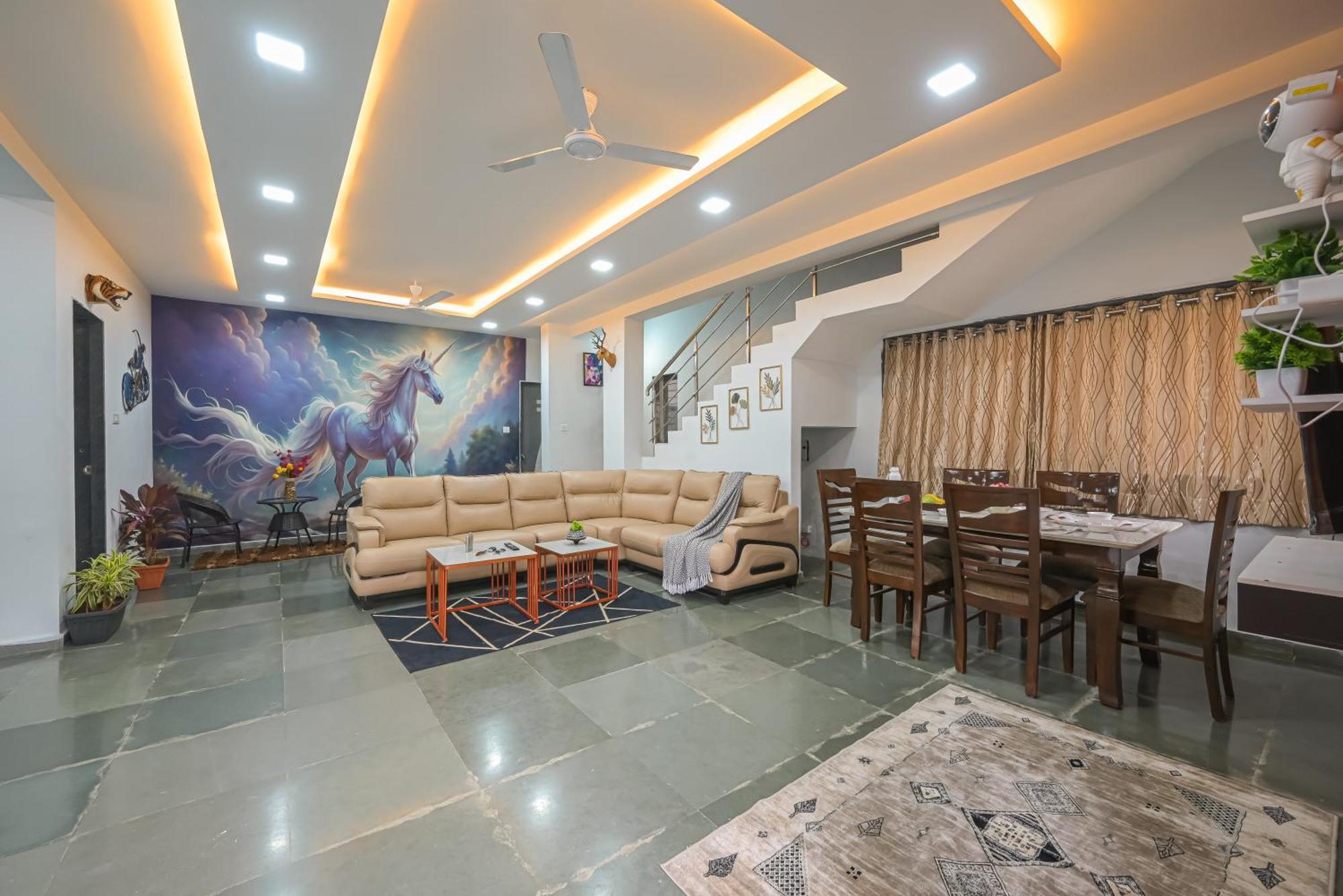 Ll Empyrean Stay II Luxury Ll Celestial Unicorn Villa Ll 3Bhk Ll Ac Ll Private Big Pool Ll لونافالا المظهر الخارجي الصورة